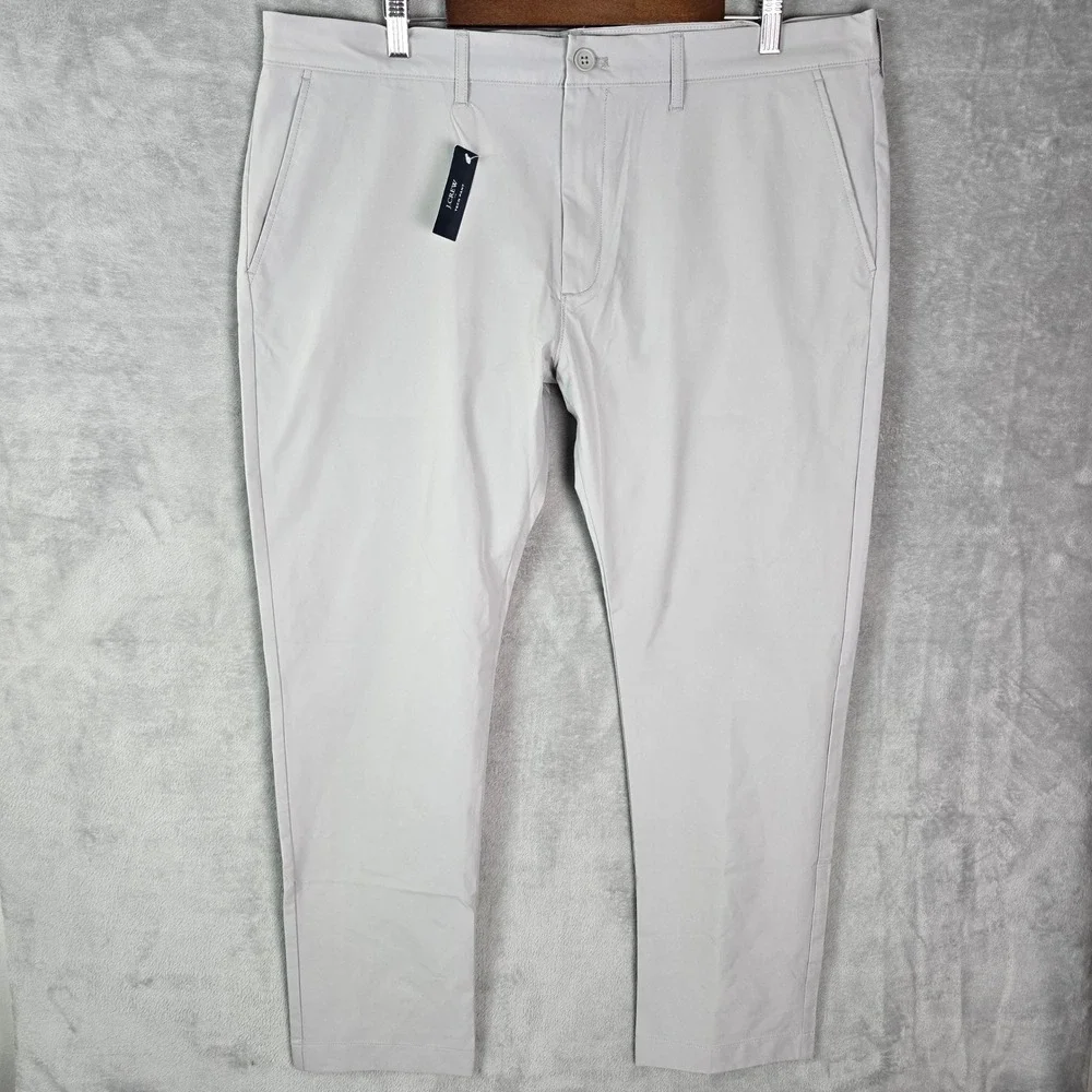 J.Crew‎ Mens Flex Tech Pant Slim Fit Light Grey 38x32 AA712 NWT